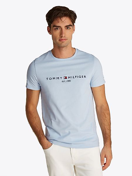 Tommy Hilfiger T-Shirt "TOMMY LOGO" aus reiner Baumwolle günstig online kaufen