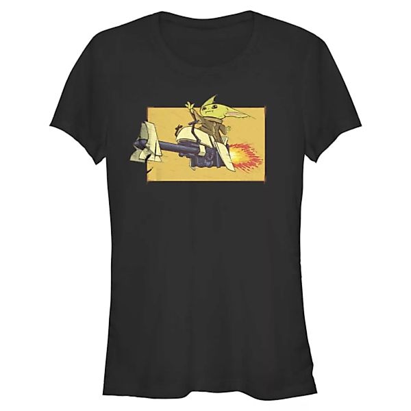 Star Wars - The Mandalorian - Grogu Speeder Bike Force - Frauen T-Shirt günstig online kaufen