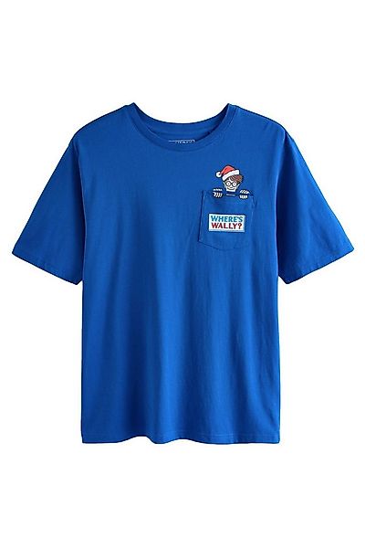 Next T-Shirt Regular Fit T-Shirt mit Grafik-Weihnachtsprint (1-tlg) günstig online kaufen