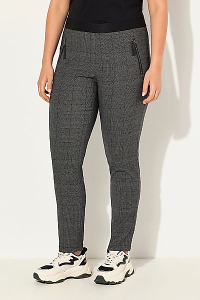 Ulla Popken Schlupfhose Karohose konisches Bein günstig online kaufen