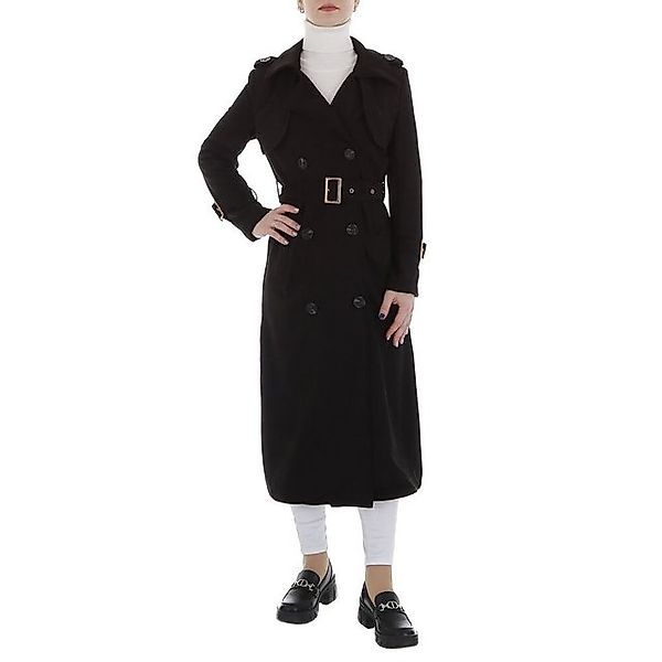 Ital-Design Trenchcoat Damen Elegant (86099062) Trenchcoat in Schwarz günstig online kaufen