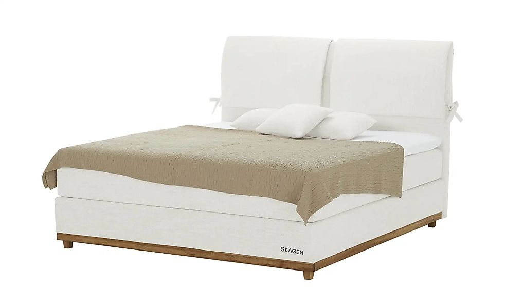 SKAGEN STUDIO Boxspringbett  Sild ¦ creme ¦ Maße (cm): B: 164 H: 124 Betten günstig online kaufen