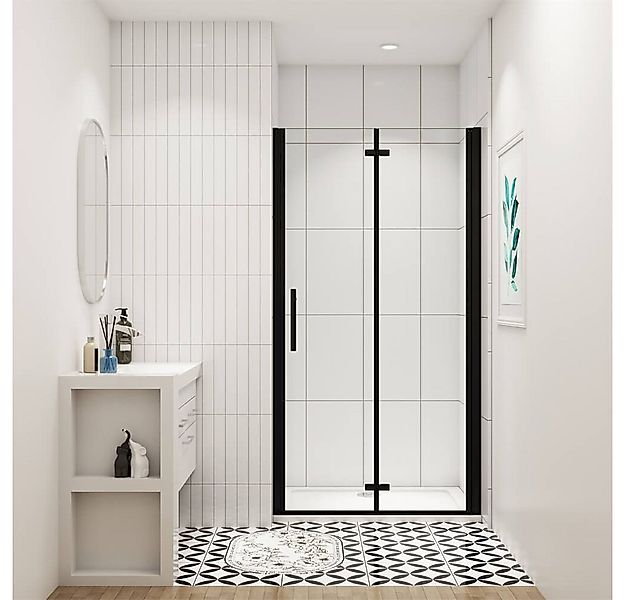 duschspa Dusch-Falttür 185cm ESG Nischentür Scharniertür Falttür Duschkabin günstig online kaufen