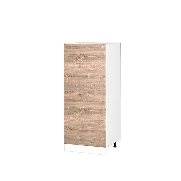 Vicco Hochschrank R-Line Küchenkommode Sonoma/Weiß 60 cm günstig online kaufen