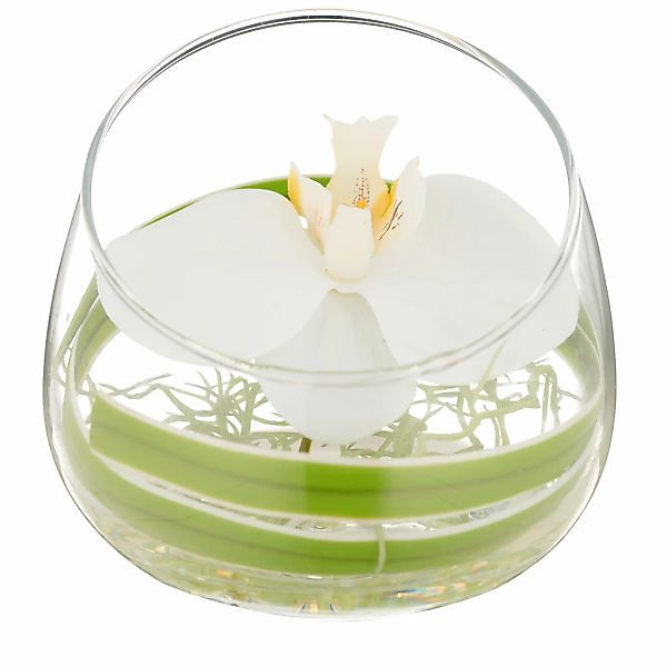 Creativ green Kunstblume "Glasgefäß mit Orchideenblüte", als elegantes Arra günstig online kaufen