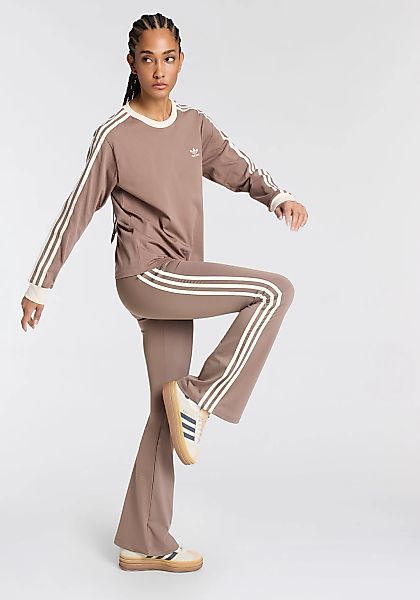 adidas Originals "FLARED LEGGINGS" mit ausgestelltem Bein, sportliche 3-Str günstig online kaufen