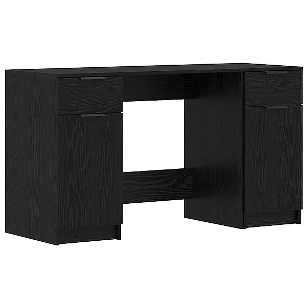 vidaXL Schreibtisch Schreibtisch Schwarze Eiche 133 günstig online kaufen