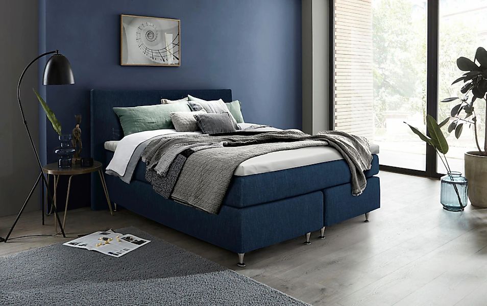 Home affaire Boxspringbett "Zahara" inkl. Topper, besonderes Highlight: auf günstig online kaufen