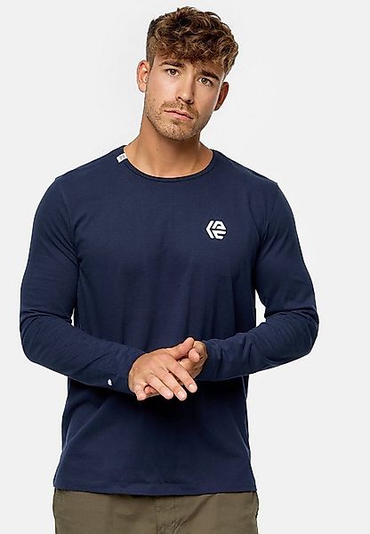 Indicode Langarmshirt Herren INTrense Shirt Langarm Herrenshirt 100% Baumwo günstig online kaufen