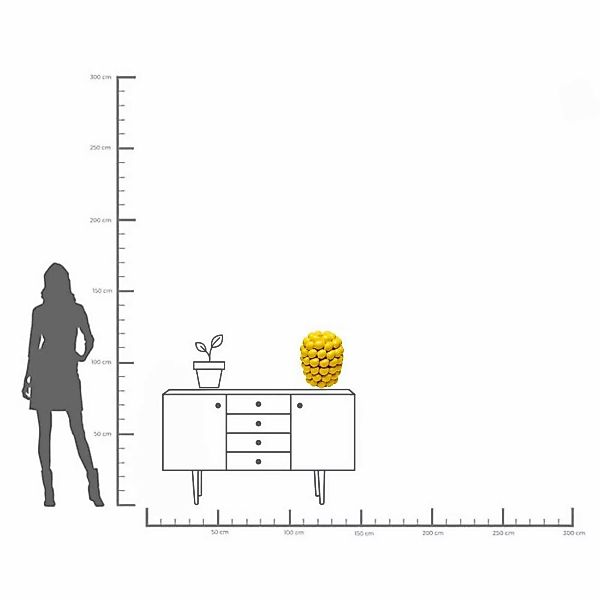 Kare Design Tischvase "Vase Lemon Juice" günstig online kaufen