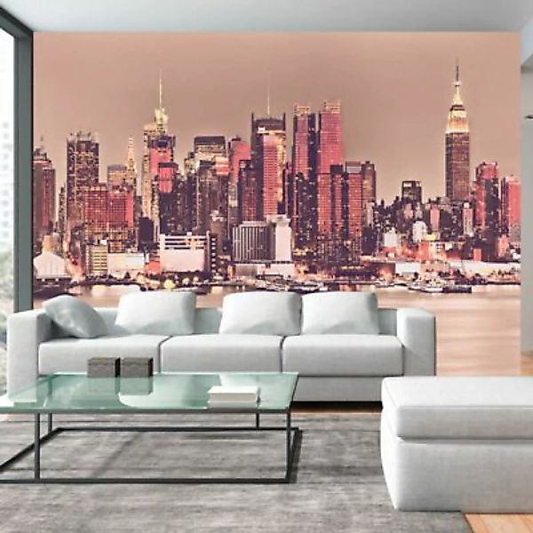 artgeist Fototapete NY - Midtown Manhattan Skyline mehrfarbig Gr. 400 x 280 günstig online kaufen