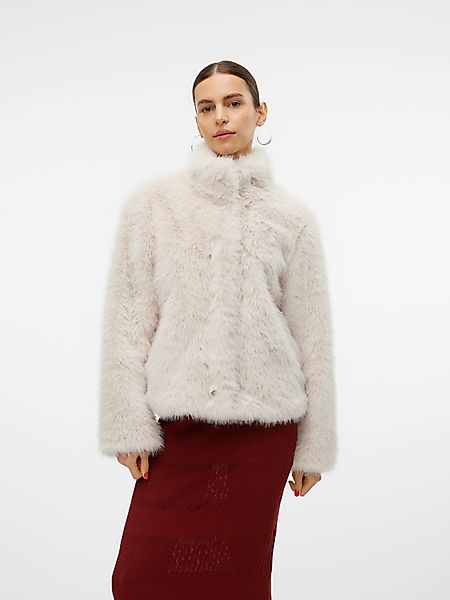 Vero Moda Fellimitatjacke VMMONROE SHORT JACKET günstig online kaufen