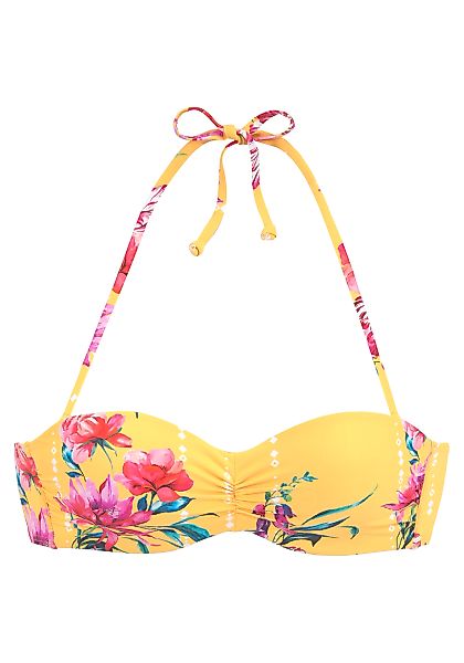 Sunseeker Bügel-Bandeau-Bikini-Top "Modern", mit Blumenprint günstig online kaufen
