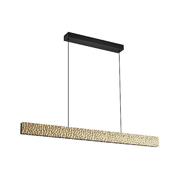 Lucande LED Nivara 10041703 Modern in Gold Messing aus Metall 1-flammig Woh günstig online kaufen