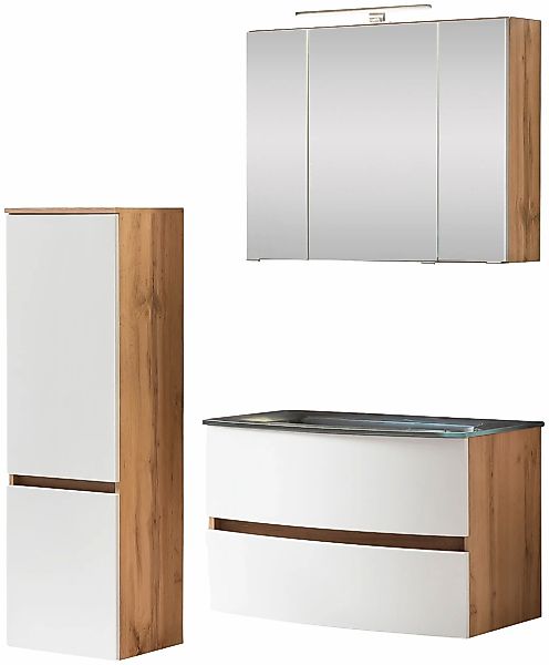 welltime Badezimmer-Set "Kaunas" Set, 3 Stk. tlg. günstig online kaufen