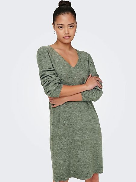 JDY Strickkleid JDYELANORA L/S V-NECK DRESS günstig online kaufen