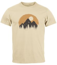 Neverless Print-Shirt Herren T-Shirt Outdoor Print günstig online kaufen