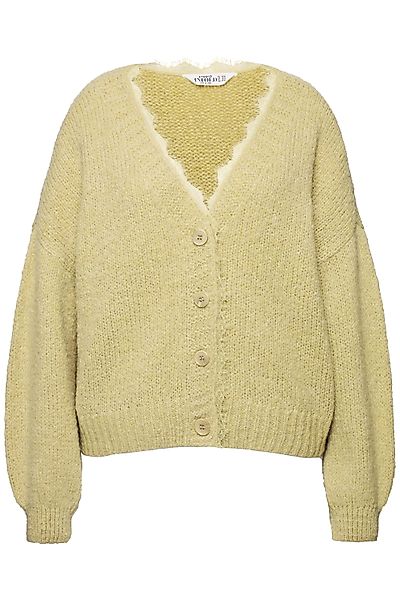 Studio Untold Strickjacke Strickjacke oversized Spitzenkante günstig online kaufen