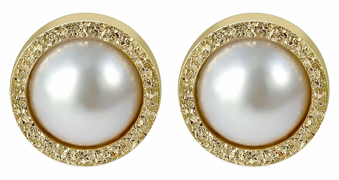 Adelia´s Paar Ohrhänger "Damen Ohrringe – Ohrstecker aus Edelstahl mit Perl günstig online kaufen