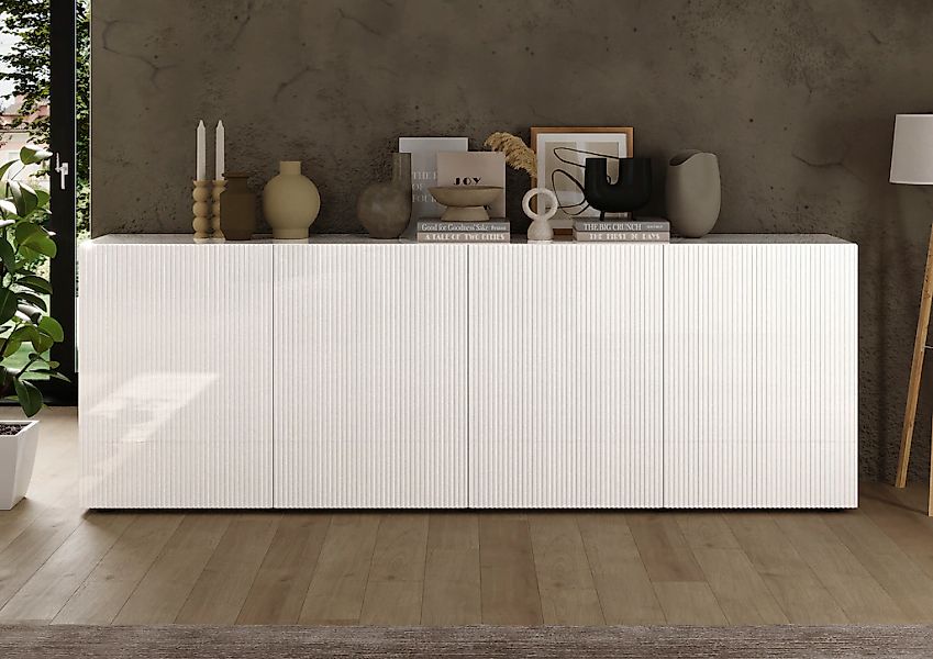 Home affaire Sideboard "Rio Breite 240 cm, Kommode mit 4 Türen, Anrichte," günstig online kaufen