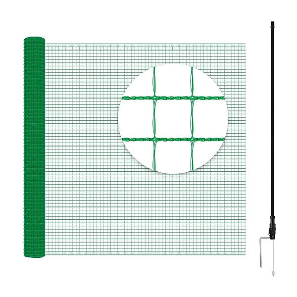 Woltu Gartenzaun, (1-St), Geflügelnetz, mobiler Zaun, günstig online kaufen