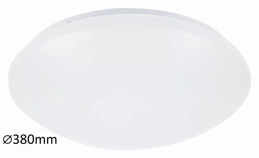 LED Deckenleuchte weiß Ø 38 cm Lucas günstig online kaufen