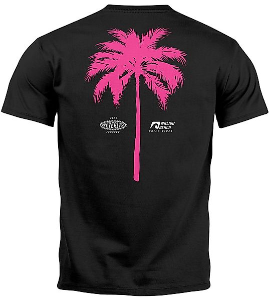 Neverless Print-Shirt Herren T-Shirt mit Palmen-Print günstig online kaufen