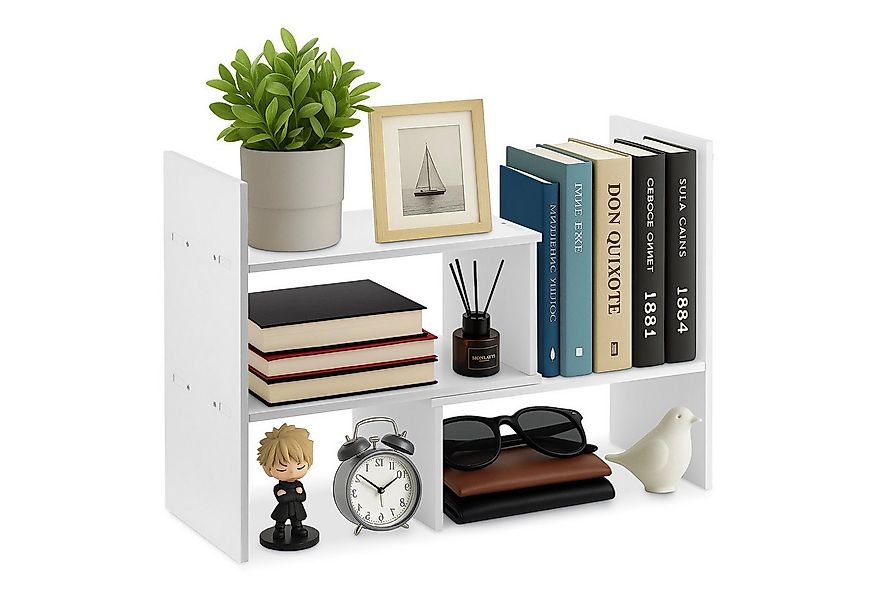 Youyijia Bücherregal Bücherregal Verstellbar Ausziehbar Standregal Schreibt günstig online kaufen