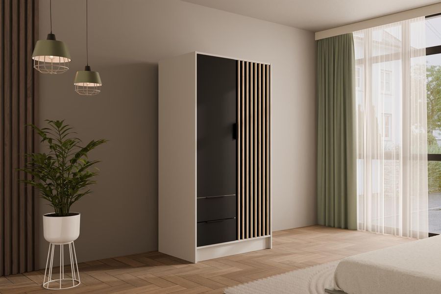 ALTDECOR Drehtürenschrank NELIA (Kleiderschrank Garderobenschrank mit günstig online kaufen
