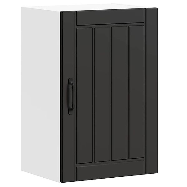 vidaXL Küchen-Hängeschrank Lucca Schwarz Holzwerkstoff 853788 günstig online kaufen