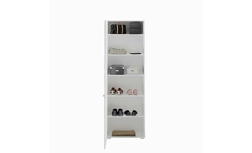 Garderobenschrank  Linus ¦ weiß ¦ Maße (cm): B: 55 H: 190 T: 37.0 Schränke günstig online kaufen