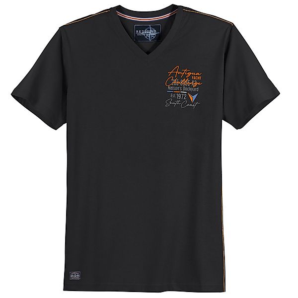 redfield V-Shirt Redfield Übergrößen T-Shirt V-Neck günstig online kaufen