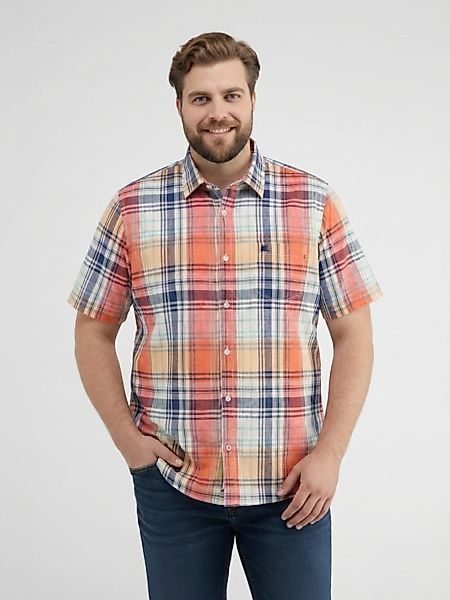 LERROS Kurzarmhemd "Kariertes Kurzarmhemd in großen Größen" günstig online kaufen