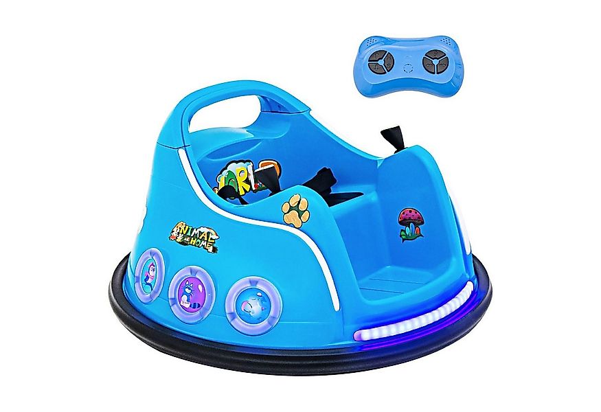 KOMFOTTEU Elektro-Kinderauto Autoscooter, blinkendem LED-Licht & Musik günstig online kaufen