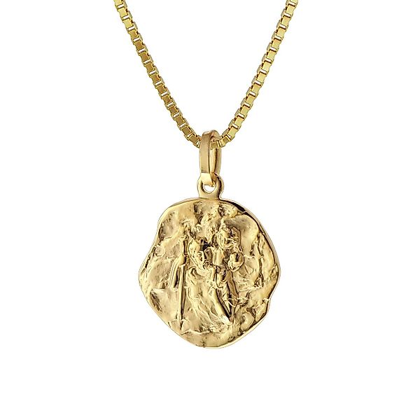 trendor Goldkette Christophorus Anhänger Gold 333/8 günstig online kaufen