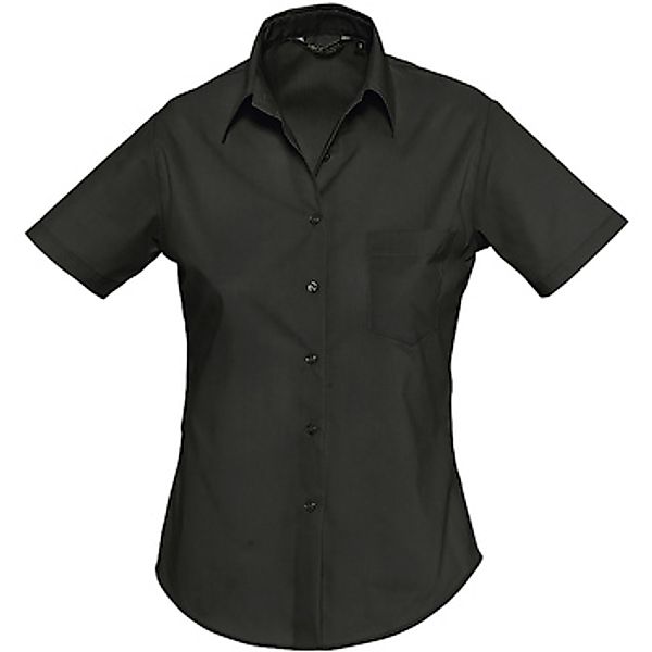 Sols  Blusen ESCAPE WOMENN-CAMISA POPELÍN MUJER MANGA CORTA-Corte ceñido günstig online kaufen