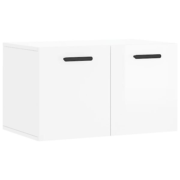 vidaXL Hängeschrank Wandschrank Hängeschrank Aufbewahrung Hochglanz-Weiß 60 günstig online kaufen