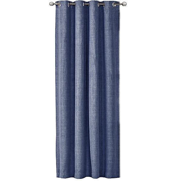 JEMIDI Gardine Vorhang blickdicht, 140x245cm, Ösen, günstig online kaufen