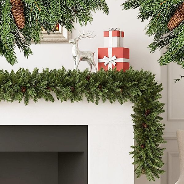 Kunstgirlande Weihnachtsgirlande 100% Spritzguss Nadeln Tannengirlande günstig online kaufen