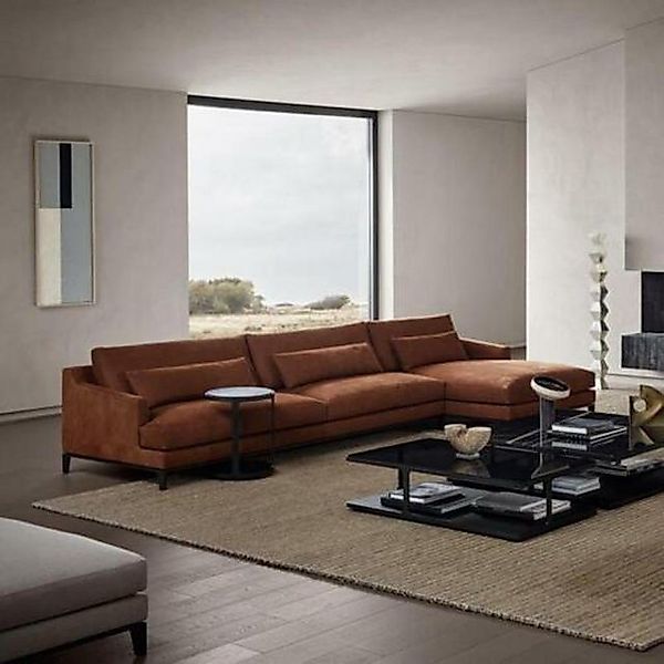 JVmoebel Ecksofa Eck Sofa Couch Polster Sitz Garnitur Leder Couchen Sofas, günstig online kaufen