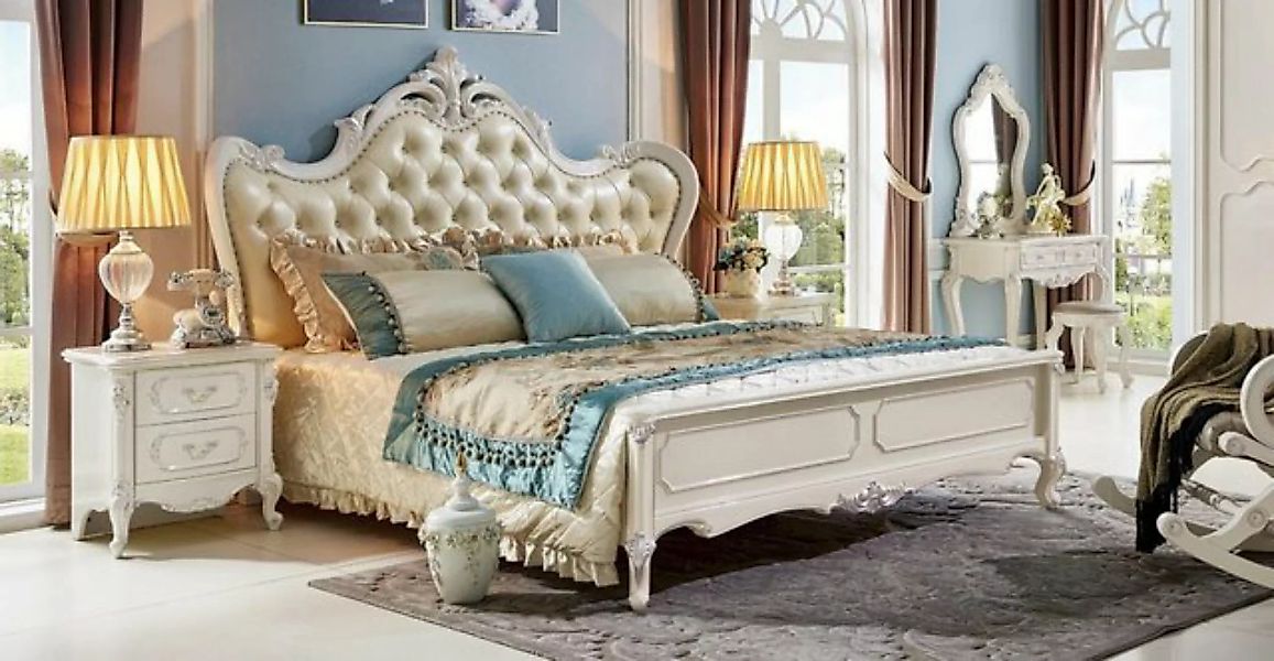 JVmoebel Bett, Luxus Chesterfield Betten Königliches Bett Palast Hotel Dopp günstig online kaufen