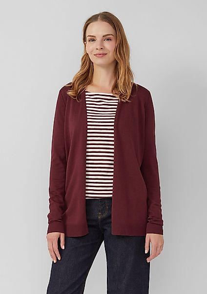 s.Oliver Strickjacke Cardigan aus Viskose-Baumwoll-Mix günstig online kaufen