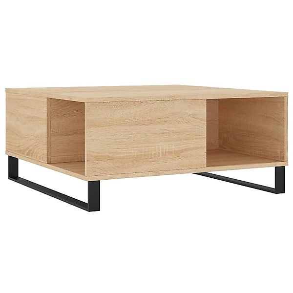 vidaXL Couchtisch Sonoma-Eiche 80x80x36,5 cm Holzwerkstoff 830791 günstig online kaufen