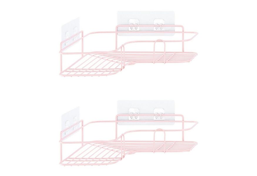Navaris Duschablage 2x Duschablage ohne Bohren - Bad Duschregal Eckregal, 1 günstig online kaufen
