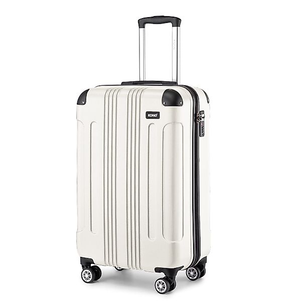 KONO Handgepäck-Trolley Panda-Design Hartschalen-Koffer mit 360°-Drehrollen günstig online kaufen