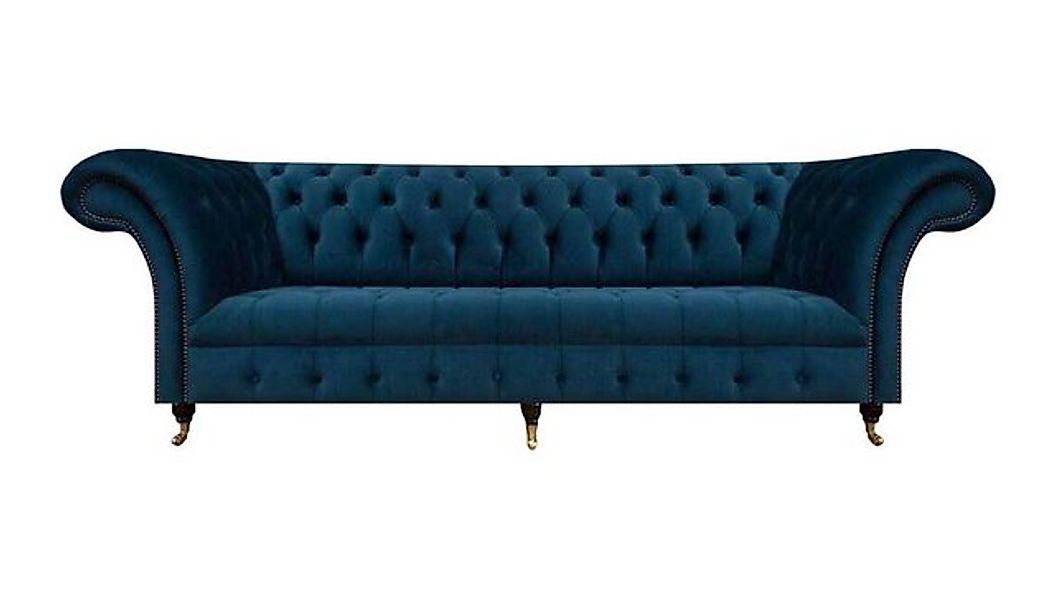 Xlmoebel Chesterfield-Sofa Designer Möbel Dunkelblaue Couch - Exklusive Ede günstig online kaufen