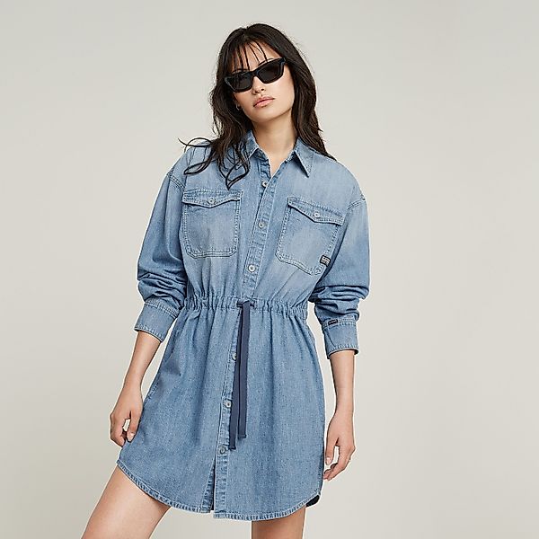 G-STAR Jeanskleid Relaxed Drawcord Denim Dress günstig online kaufen