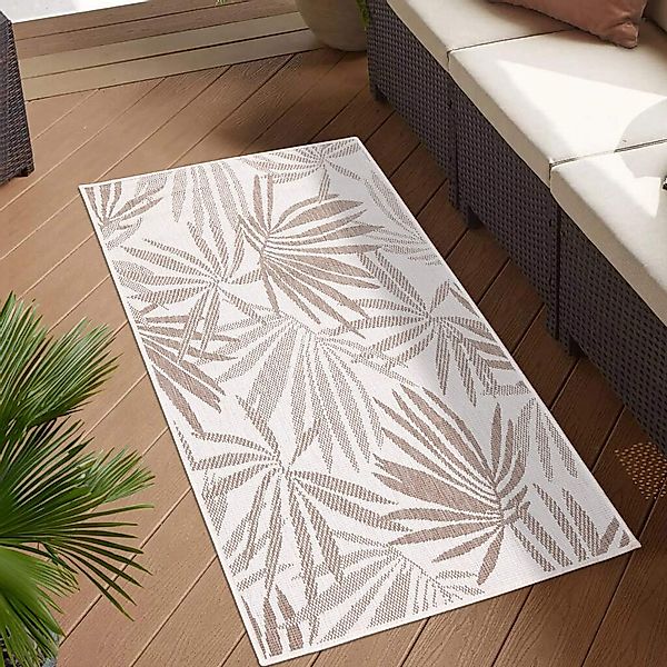 Carpet City Outdoorteppich "DUO RUG 5771" rechteckig 5 mm Höhe Wendeteppich günstig online kaufen