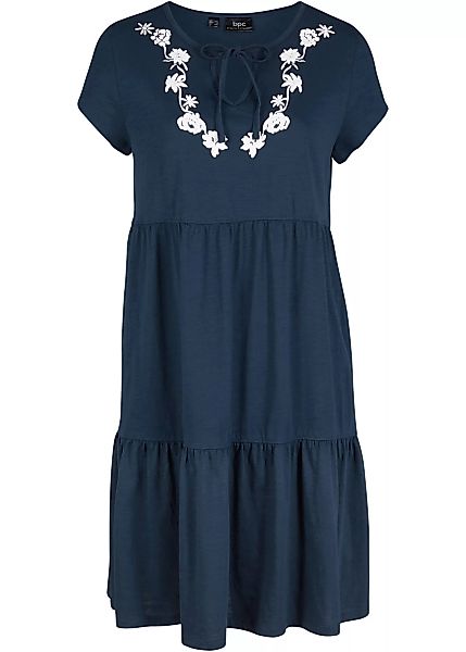 Baumwoll Tunika-Kleid, kurzarm günstig online kaufen
