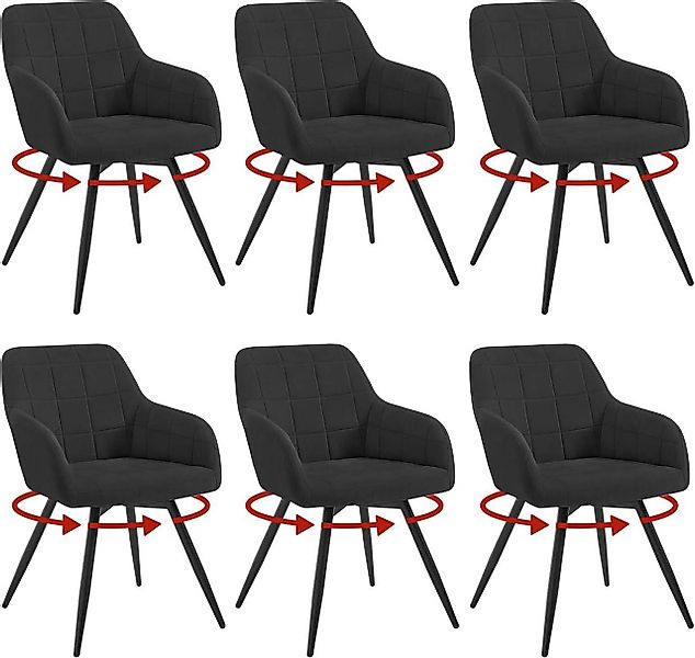 Woltu Esszimmerstuhl (6 St), gepolsterter ergonomischer, günstig online kaufen